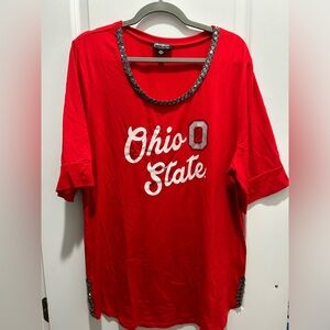 Gameday Couture Ohio State Women's Red Short Sleeve Tee